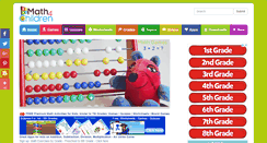 Desktop Screenshot of math4children.com